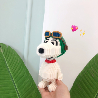 史露比积木 韩国ins少女心可爱创意粉色小熊积木拼装玩具益智送朋友生日礼物