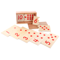 数字拼板 1-3岁蒙氏数学教具幼儿童早教益智学认数玩具1-10学数字拼板4-6岁
