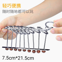 标准九连环(含盒含教程) 适合初中生玩的玩具男魔术环扣益智力开发女大童10-12-15岁男孩。