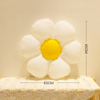 ins雏菊铝膜气球(小号) 韩国ins风小雏菊造型气球装饰笑脸太阳花宝宝生日派对场景布置品