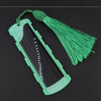 绿色 1个 古筝指甲盒子收纳盒中国风琵琶指甲收纳盒古筝指甲收纳板四色可选