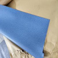 蓝色带点1.2mm PVC地板革加厚耐磨防水办公室医院地胶水泥地直铺工程革商用家用