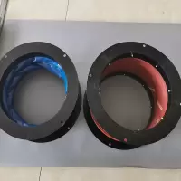 定制咨询 风管软连接加厚硅胶风机减震软管防火耐高温通风排烟软管布料带