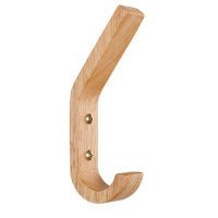 原木色1个 九居里实木挂钩衣帽架挂衣架壁挂墙壁墙上门后玄关衣服挂衣钩创意