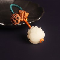 菩提莲花 菩提莲花钥匙扣挂件绳艺斋