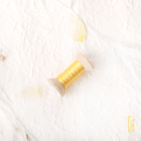 定线(适配金色) 《金边》盘金diy绣线苏绣绣线盘金绣专用金线 盘金线十字绣线刺绣