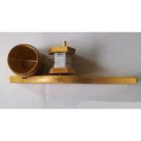 竹木带线海绵墨斗 鲁班划线木工具竹子毛竹木斗墨斗木匠墨盒弾线墨汁塑料墨斗