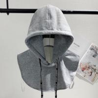 卫衣领子灰色 衣服上配的假帽子领连帽单独卫衣帽内搭套头秋冬四季女外套装饰领