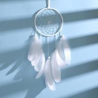 white newDream Catcher Handmade Dreamcatcher Feather Wall Ha