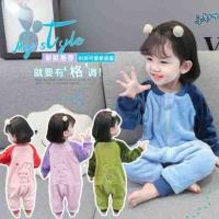 白色米菲法兰绒 100码建议3-5周岁-新生 小孩睡觉防踢被子神器秋天宝宝睡袋儿童冬季加厚婴儿分腿连体睡衣