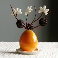 桔红色 英国梨&小仓兰(款:英伦风满室幽香) 香薰摆件家用室内持久卫生间厕所熏香精油桂花香氛洗手间房间香水