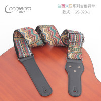 波米款一 吉他背带民谣时尚斜挎学生电吉他贝司木吉他棉背带经典款吉他配件