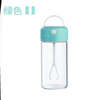 绿色/普通玻璃/收藏+关注/送小 泡蛋白质粉杯子蛋白粉摇摇杯学生奶昔搅拌杯果珍全自动搅拌水杯