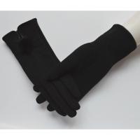 黑色触屏款 手指带触屏功能 冬季手套女秋冬加绒棉女式保暖手套触摸屏女士款冬季开车春秋单层