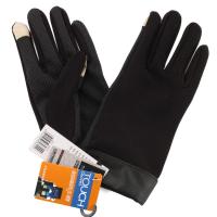 (20331春秋款)黑色 均码 男士春秋款防滑骑车开车手套 手机可触屏手套 薄款触摸屏手套 男