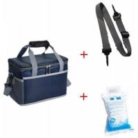 浅黄色 藏青8升送(肩带+ 加厚EVA保温包防水便当包冰袋包饭盒袋手提袋手提包便当袋保温袋