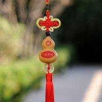 葫芦相伴一生平安(单个) 门对门化解葫芦挂件卧室对着厕所卫生间阳台大门厨房窗户冲客厅窗