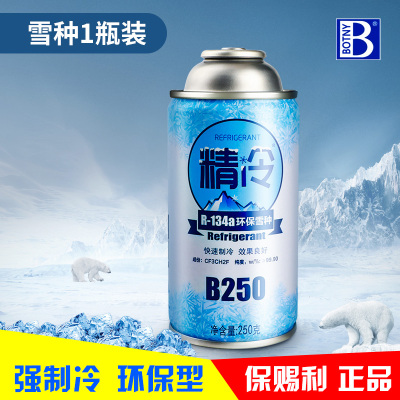 雪种1瓶装[1瓶净含量250克] 汽车空调雪种制冷剂r134a氟利昂冰种小车环保冷媒R冷气车用冷冻油