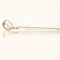 透明 玻璃勺-1个装 厂家玻璃勺子透明糖勺咖啡勺长柄搅拌棒家用汤茶勺奶粉勺调味罐勺