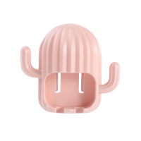 牙刷挂架-粉色 创意电动牙刷架牙具架子卫生间家用壁挂可爱儿童牙刷置物架免打孔