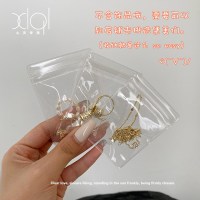 透明 密封袋30个6X8cm 升级款便捷首饰收纳册pvc密封袋饰品收纳包防氧化项链耳饰展示架