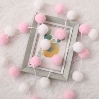 毛球串 1.1米 儿童室内帐篷游戏屋印第安帐篷公主房帐篷男女孩过家家室内帐篷