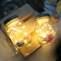 暖白 (经典款) 梅森瓶led 玻璃瓶萤火虫瓶引路灯电池玻璃ins少女心diy许愿瓶发光