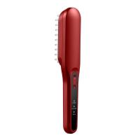 红色充电款 电动按摩梳负离子养发护发梳头部按摩器防脱发彩光护理头皮梳子