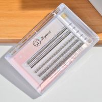 数量 魔睫丝假睫毛女单簇仿真仙子毛嫁接虞书欣仙鱼尾下睫毛混合装C翘