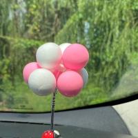 告白气球 创意卡通汽车挪车手机电话号码卡车载摆件临时停车牌可爱车内用品