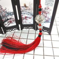 红色+黑色 清心宫铃流苏挂件 挂饰风铃吊坠古典腰间饰品魔道祖师手机链笛穗