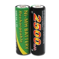 不带充电器 2节镍氢电池2500mAh SUPEREX1.5V/3.7V可充电电池5号7号玩具手电筒锂电池充电器套装