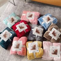 花色纯色随机发货 100*120cm 特价良品法兰绒盖毯休闲毯空调毯旅游休闲毯四季通用