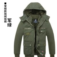 夹克军绿 165/84A 100-115斤 男劳保安加厚绒工作棉服冬季长袖电焊汽修防烫耐磨正规迷彩军工装