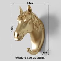 金马 环保树脂 欧式创意钥匙挂钩立体壁饰壁挂动物头装饰挂钩门后衣帽钩挂衣钩