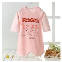 粉小兔纯棉睡衣 73 儿童加厚加棉睡袍 婴儿睡衣 宝宝夹棉睡衣 宝宝保暖睡袍宝宝睡衣