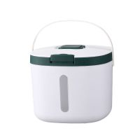 五谷杂粮(米面桶)蓝色 加厚手提米桶塑料10kg密封防虫防潮干食桶米缸面粉储米箱送量杯