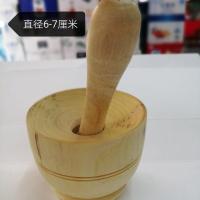 直径6-7厘米 胡椒粉研磨器木质黑胡椒花椒磨碎器老式手动木质碾碎器厨房小帮手