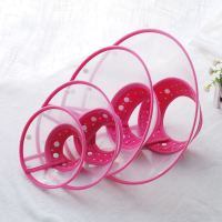 玫红色 S-颈围15-20cm 伊丽莎白圈猫项圈绝育驱虫头套狗脖套耻辱套防舔防咬猫咪狗狗用品
