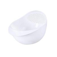[大号][26*20*12.5厘米] [白色] 厨房淘米神器洗米筛漏塑料淘米盆篮厨房沥水篮洗菜篮子洗菜盆神器