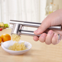 304不锈钢压蒜器 骏缘蒜泥器手动捣蒜器304不锈钢压蒜器家用蒜蓉器夹蒜器姜汁器