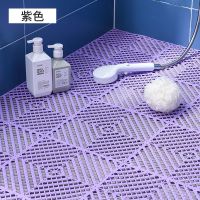 紫色 30X30厘米/片[1片装] 浴室防滑垫淋浴房沐浴洗澡洗手间卫生间地垫垫子厕所隔水防水镂空