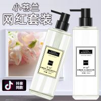 小)洗发水500ml 小苍兰香氛沐浴露香体持久留香男女通用香水洗发水清爽控油套装