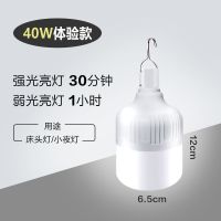 40W体验款[赠充电线]. 可充电LED灯泡夜市灯超亮家用停电应急户外照明大功率摆地摊神器