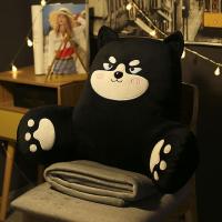 哈士奇 腰枕60X45cm可拆洗 办公室座椅靠枕腰靠腰垫汽车靠垫腰枕靠背垫椅子护腰沙发孕妇抱枕