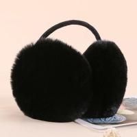 仿獭兔毛黑色 标准成人款 仿獭兔毛护耳套耳朵套毛绒耳罩女冬季后戴式保暖耳捂加厚大