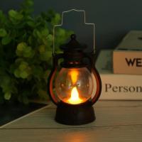 剧本杀黑色氛围小马灯款 剧本杀氛围灯气氛道具装饰马灯舞会吓人烛台蜡烛恐怖摆件店灯密室