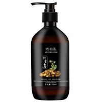 何首乌洗发水300ml 深棕色 何首乌洗发水防脱育发清爽控油洗头膏去屑控油柔顺洗发露男女