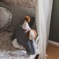 灰色 ins北欧风动物头壁饰 可爱卡通动物壁饰 宝宝玩具装饰品拍照道具