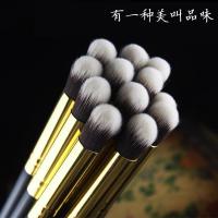 尖头眼影鼻影两用刷一支 糯米团长柄修容刷眼影刷子圆头鼻影刷高光阴影刷化妆彩妆工具精品